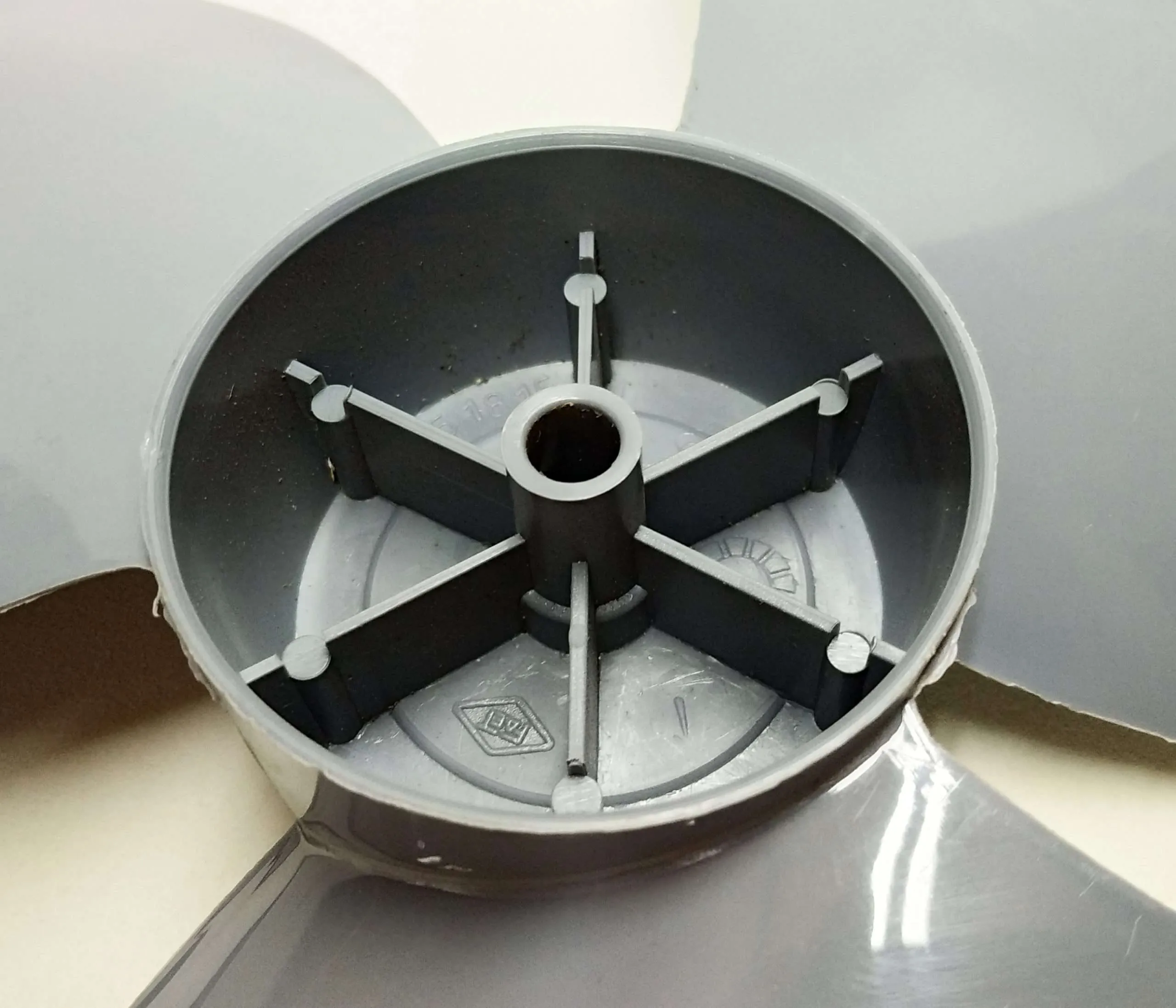 Hélice compatível para Faet Venti-Delta 30cm Cinza Original - Imagem 2