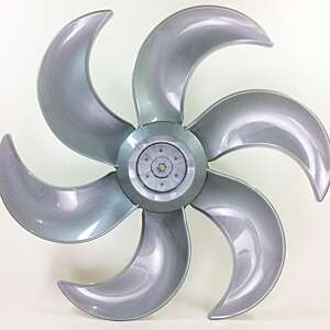 Hélice para Ventilador Mondial Nv-45 Nv-75 Vt41 40cm 6 Pás Cinza