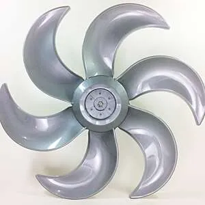 Hélice para Ventilador Mondial Nv-45 Nv-75 Vt41 40cm 6 Pás Cinza