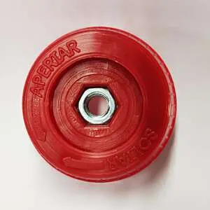 Calota com Porca Hélice Ventilador Mondial/Philco Vermelha