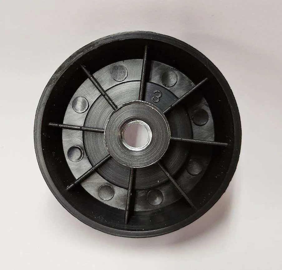 Calota com Porca Hélice Ventilador Mondial/Philco Preta - Imagem 2