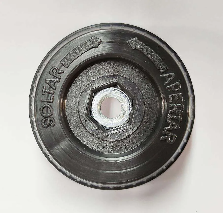 Calota com Porca Hélice Ventilador Mondial/Philco Preta