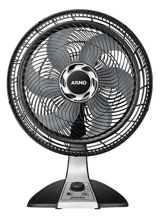 Corpo Traseiro Ventilador Arno Turbo Silencio VF40 VF41 VF4C VF55 VF5C VU40 Preto Original - Imagem 4