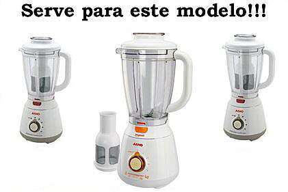 Base Com Facas em Aço Inox Para Liquidificador Arno Magiclean MAGD MAGF Performa Chrome Preto Original 3 Base Com Facas em Aço Inox Para Liquidificador Arno Magiclean MAGD MAGF Performa Chrome Preto Original - Imagem 3