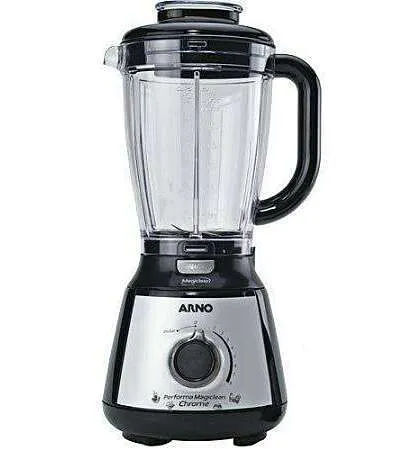 Base Com Facas em Aço Inox Para Liquidificador Arno Magiclean MAGD MAGF Performa Chrome Preto Original - Imagem 2