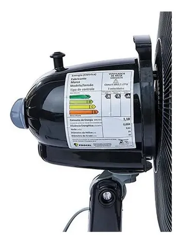 Ventilador Faet Super Clima 220v 40cm Mesa Preto 3 Velocidades 2 Ventilador Faet Super Clima 220v 40cm Mesa Preto 3 Velocidades - Imagem 2