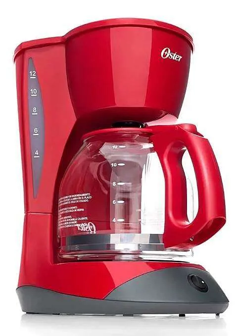 Jarra para Cafeteira Oster Serve nos Modelos 3302 / 3303 / 4401 / 4401RD / BVSTDCDW12R Vermelha - compatível - Imagem 3