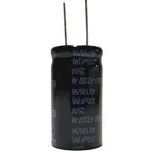 Capacitor Eletrolítico 330Uf x 250v 105° - Kit com 5 Peças