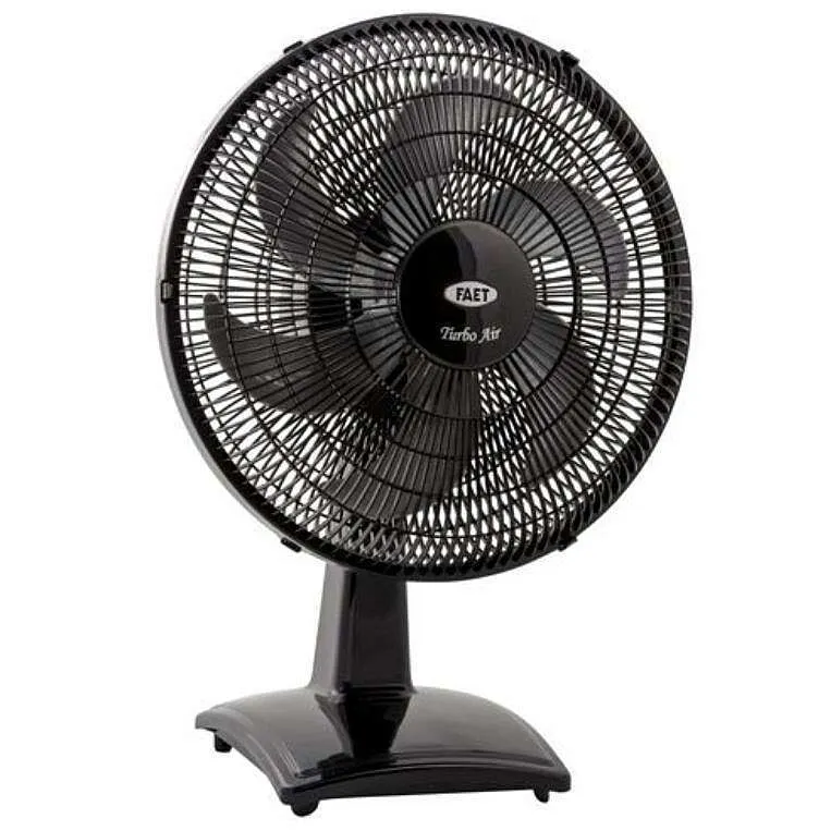 Ventilador de Mesa Faet Turbo Air 40cm 220v 3 Velocidades Preto - Imagem 2