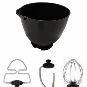 Kit Tigela e Batedores Leve/Pesado/Extra Batedeira Planetária Arno SX80 / SX81 / SX82 / SX83 / SX84 / SX85 / SX88 Orig.