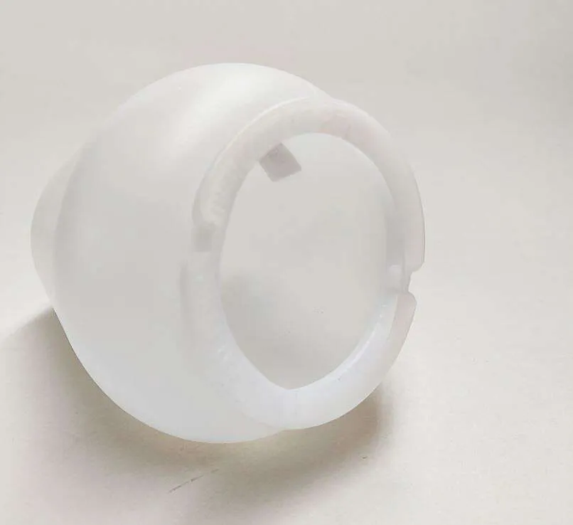 Globo Master Fechado Plástico Ventilador de Teto Boca com 10cm de Diâmetro Universal Branco Fosco - Imagem 2
