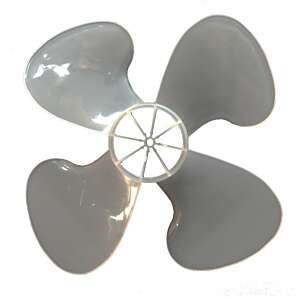 Hélice para Ventilador Arge Max 50cm Furo de 11mm Encaixe 4 Pás Natural