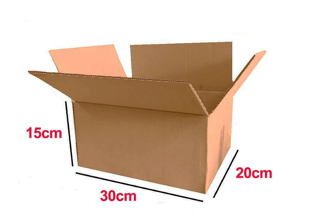 25 Unidades - Caixa de Papelão Duplex - 20x15x30 - Envios / Correios / Sedex / e-commerce 2 25 Unidades - Caixa de Papelão Duplex - 20x15x30 - Envios / Correios / Sedex / e-commerce - Imagem 2