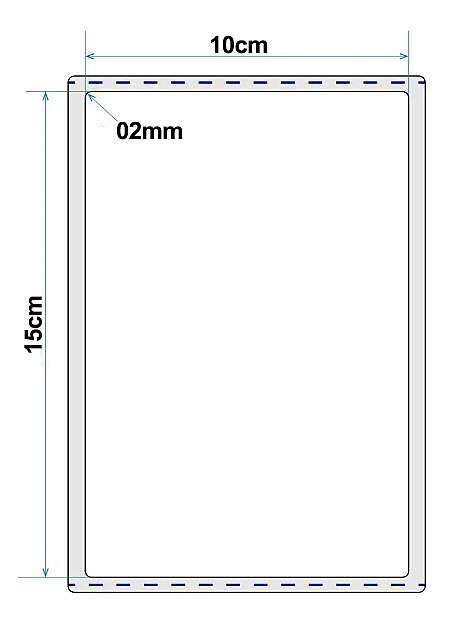2 Rolos Etiqueta Térmica 10x15cm Serrilhado - Envios / Correios / Sedex / e-commerce - Sem Ribbon 3 2 Rolos Etiqueta Térmica 10x15cm Serrilhado - Envios / Correios / Sedex / e-commerce - Sem Ribbon - Imagem 3