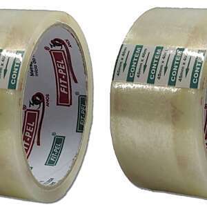 Fita Adesiva Durex Transparente 48mm.x40m. Para Embalagem e Logística FIT PEL 2 Unidades