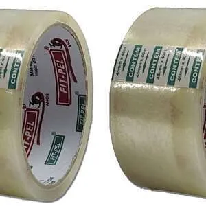 Fita Adesiva Durex Transparente 48mm.x40m. Para Embalagem e Logística FIT PEL 2 Unidades