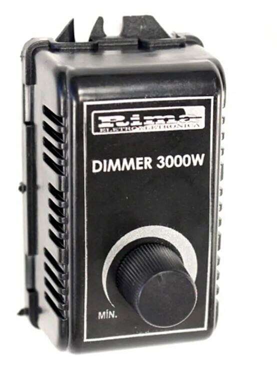 Controlador Dimmer 3000w Rotativo 127v ou 220v Com Dissipador de Calor Interno 1 Controlador Dimmer 3000w Rotativo 127v ou 220v Com Dissipador de Calor Interno
