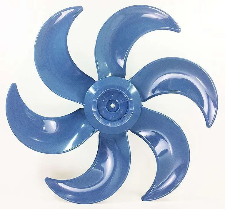Hélice compatível para Ventilador Mondial Premium 40cm 6 Pás Nv-45 Nv-75 Nv61 Nv45 V46 V49 V73 NVT40 V45 Azul