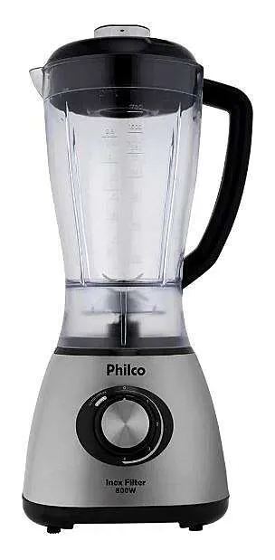 Copo para Liquidificador Philco Inox Filter Inox Filter Duo Paris 900P PH800 Triple Inox BLQ950 Preto Original - Imagem 4