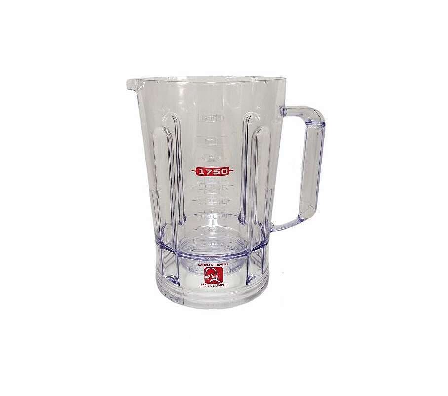 Copo para Liquidificador Arno Power Max 1400w LN56 LN58 Sem Faca e Sem Tampa Original 1 Copo para Liquidificador Arno Power Max 1400w LN56 LN58 Sem Faca e Sem Tampa Original