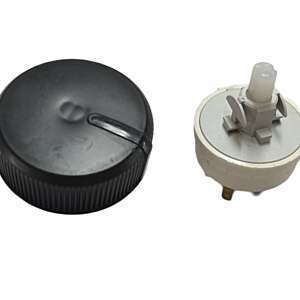 Botão e Interruptor 3 Velocidades para Ventilador Arno Silence Force VF30 VF40 VF45 VF55 VU40 VD40 VD55 Preto Original