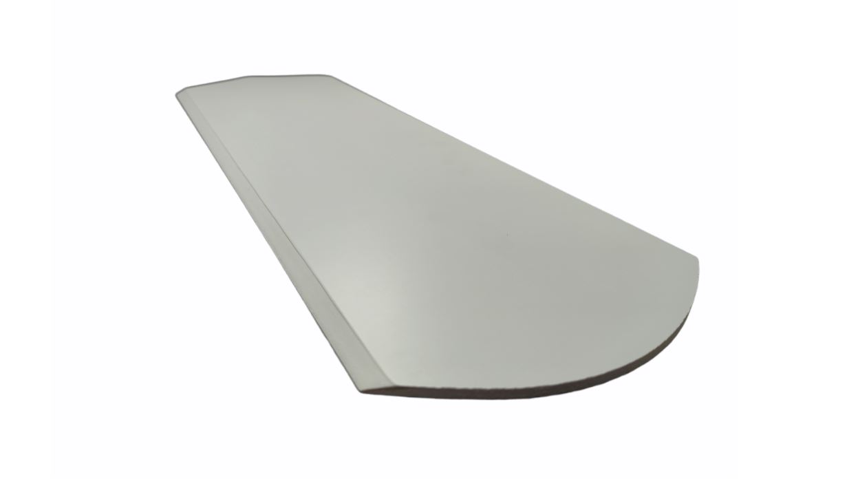 Kit 4 Un. Hélice Pá Ventilador de Teto MDF Branca 2 Kit 4 Un. Hélice Pá Ventilador de Teto MDF Branca - Imagem 2