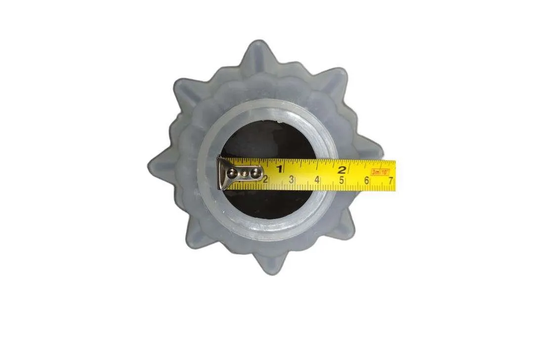 Tulipa Plástica Caracol para Lustre e Ventilador de Teto Universal - Imagem 5