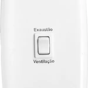 Chave para Ventilador e Exaustor Bivolt 250w Branco 2 Unidades