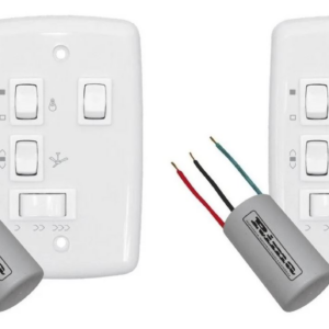 Kit com 2 Chave Capacitiva Rima 3 Velocidades 2 Lâmpadas - 127v 250w Com Capacitor 3+6uF