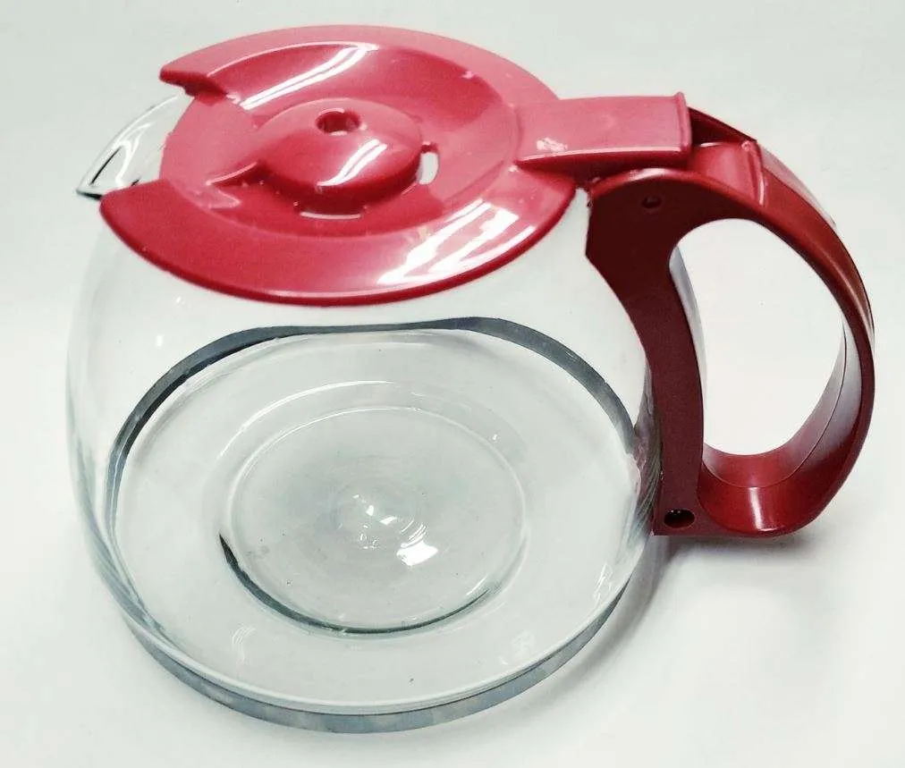 Jarra Vidro Para Cafeteira Britânia CP30 Inox Vermelha - Imagem 2