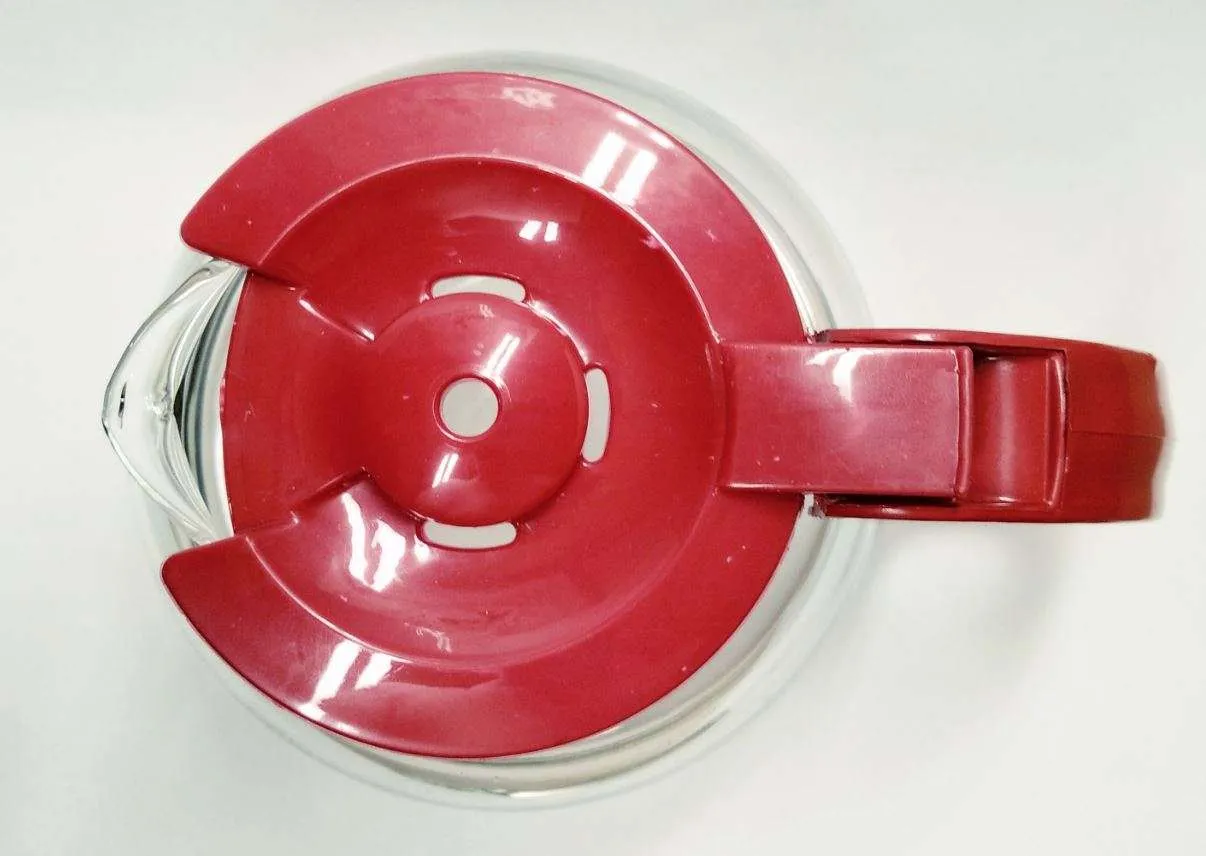 Jarra Vidro Para Cafeteira Britânia CP30 Inox Vermelha - Imagem 3
