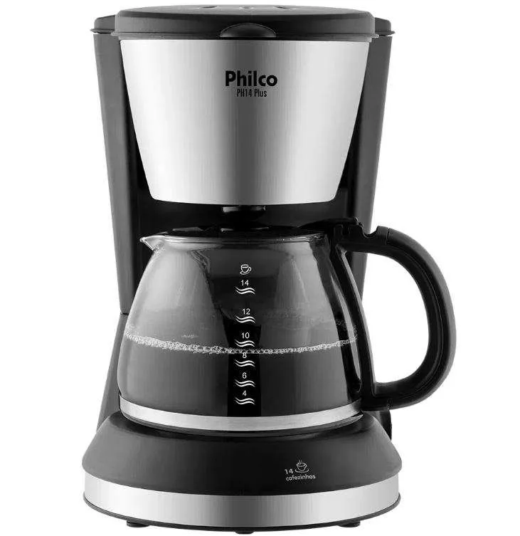 Jarra Para Cafeteira Philco PH14 - Plus / Inox Digital Preto - Imagem 4