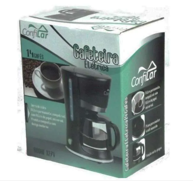 Jarra para Cafeteira Confilar 14 Cafés Preto 7 Jarra para Cafeteira Confilar 14 Cafés Preto - Imagem 7