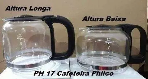 Jarra para Cafeteira Philco PH17 - Modelo Baixo - Preto 3 Jarra para Cafeteira Philco PH17 - Modelo Baixo - Preto - Imagem 3