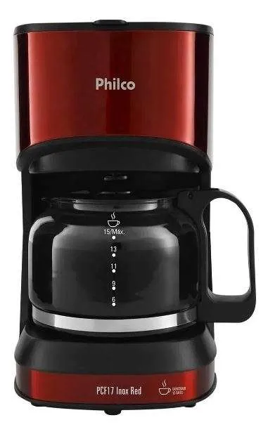 Jarra para Cafeteira Philco PCF18i / PCF17 Inox Red - Preta Original - Imagem 3