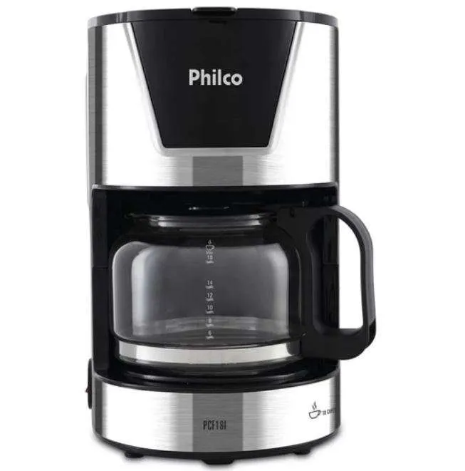 Jarra para Cafeteira Philco PCF18i / PCF17 Inox Red - Preta Original - Imagem 4