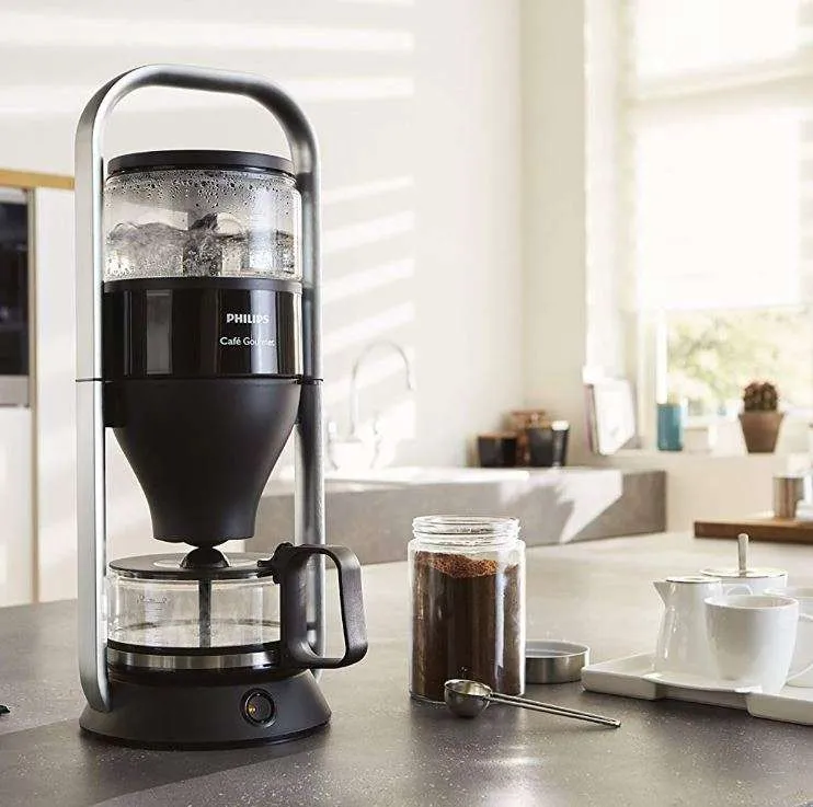 Jarra de Vidro Compatível Para Cafeteira Philips Café Gourmet - HD5408 / HD5407  - Preta - Imagem 2