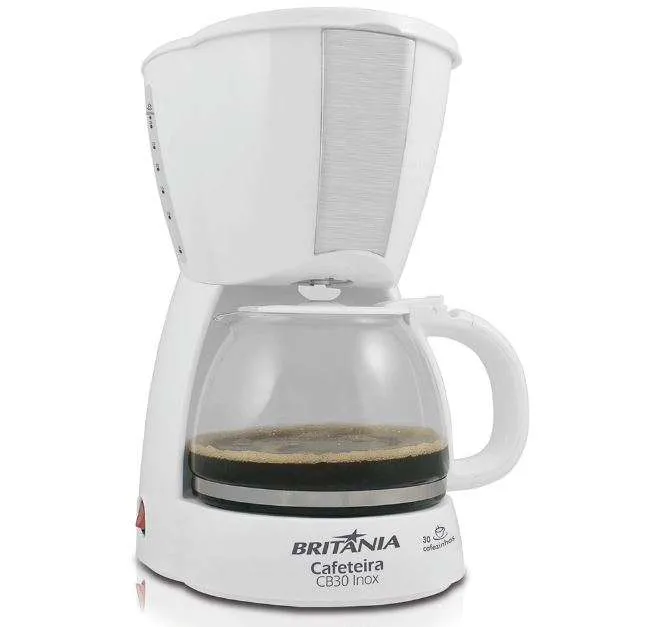 Jarra p/ Cafeteira Britânia CP30 / CP30 Inox / Inox 30 Temp / CB30 em Aço Escovado Preta Original - Imagem 6