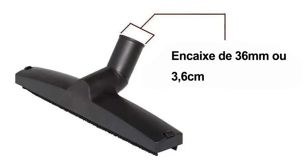 Bocal de Piso para Aspirador de Pó Wap Lavor Prosdócimo - Rodo Vassoura - Bocal de 36mm - Imagem 2