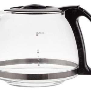 Jarra de Vidro Para Cafeteira Amvox ACF 227 - 14 Xícaras Inox Preta Original