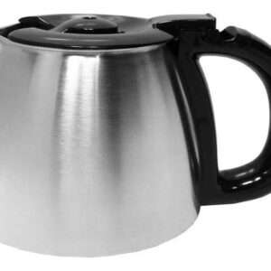 Jarra Para Cafeteira Cadence Urban Inspire Caf600 e Caf700 em Aço Escovado Preta Original