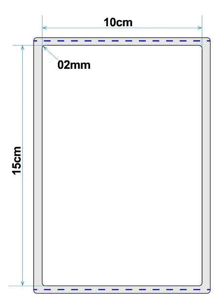 Etiqueta Térmica 10x15cm Serrilhado - Envios / Correios / Sedex / e-commerce - Sem Ribbon 3 Etiqueta Térmica 10x15cm Serrilhado - Envios / Correios / Sedex / e-commerce - Sem Ribbon - Imagem 3