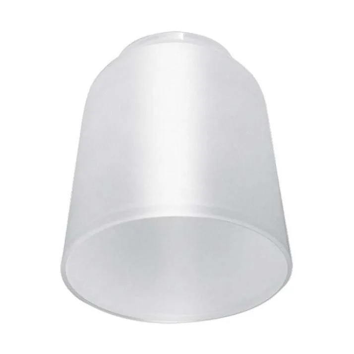 Tulipa Plástica Lisa para Lustre e Ventilador de Teto Universal 1 Tulipa Plástica Lisa para Lustre e Ventilador de Teto Universal