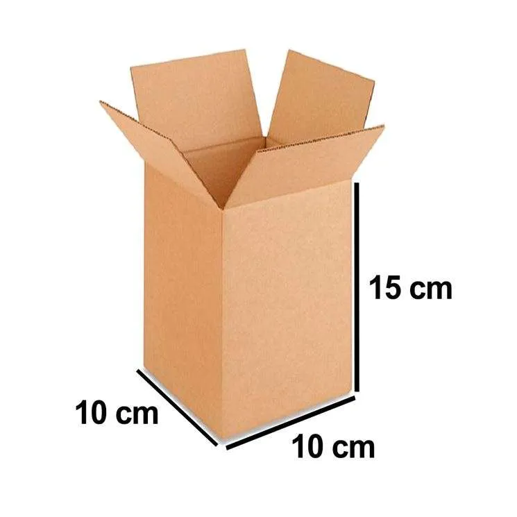 10 Unidades - Caixa de Papelão Duplex - 10x10x15 - Envios / Correios / Sedex / e-commerce - Imagem 2