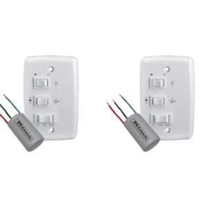 Chave Capacitiva 3 Velocidades 127V 250W Com Capacitor 3+7uF x 250Vac + 1 Lâmpada - Kit c/ 2 Unidades