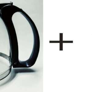 Jarra Para Cafeteira Oster Day Light OCAF500 OCAF501 30 Xícaras Preta com Filtro Permanente