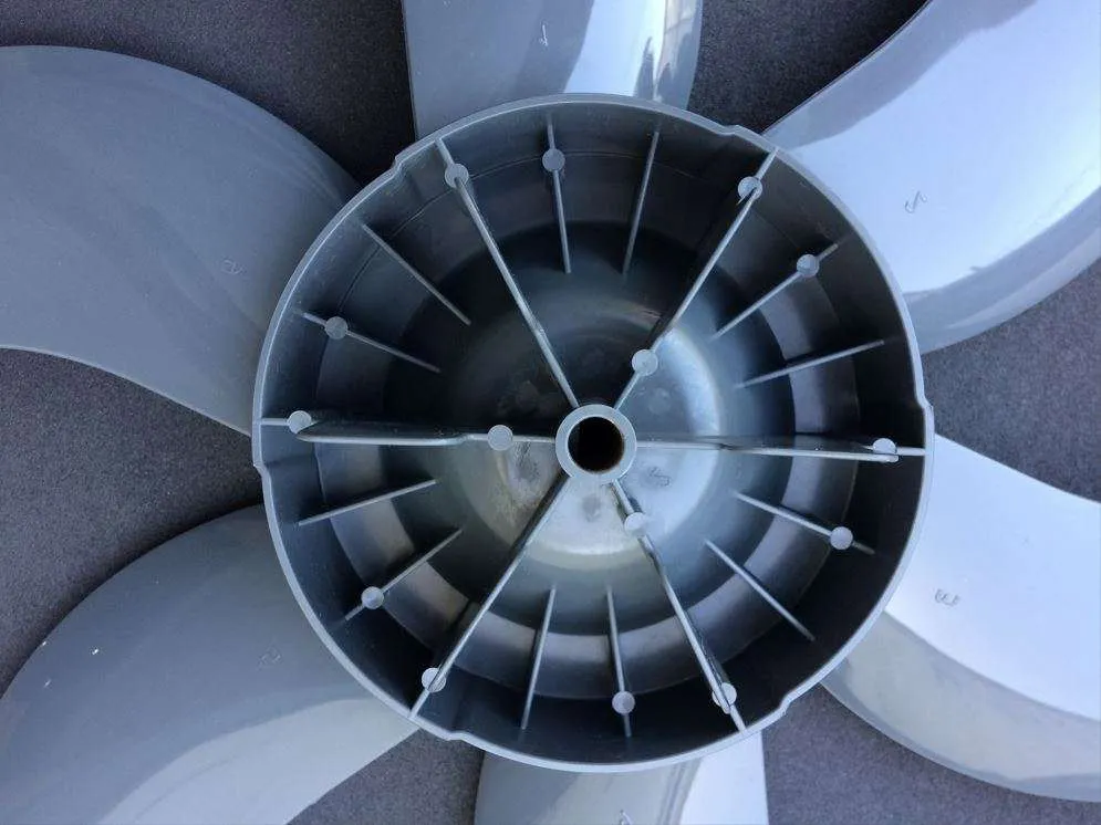 Hélice para Ventilador Britânia BVT400 Ventus 40 Six / Philco PVT400 Turbo Cinza Original - Imagem 2