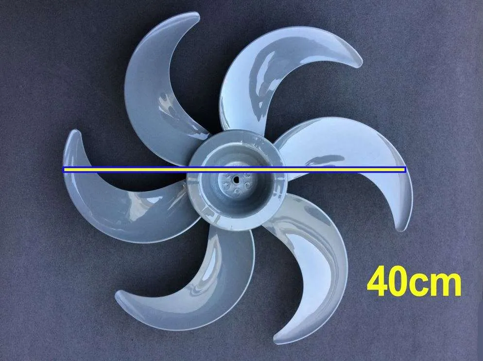 Hélice para Ventilador Britânia BVT400 Ventus 40 Six / Philco PVT400 Turbo Cinza Original - Imagem 3