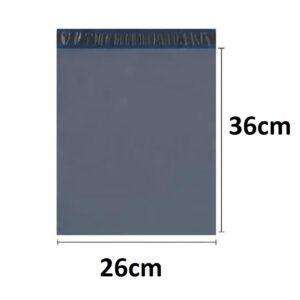 50 Envelopes De Segurança 26x36 Cinza Lacre Empacotamento