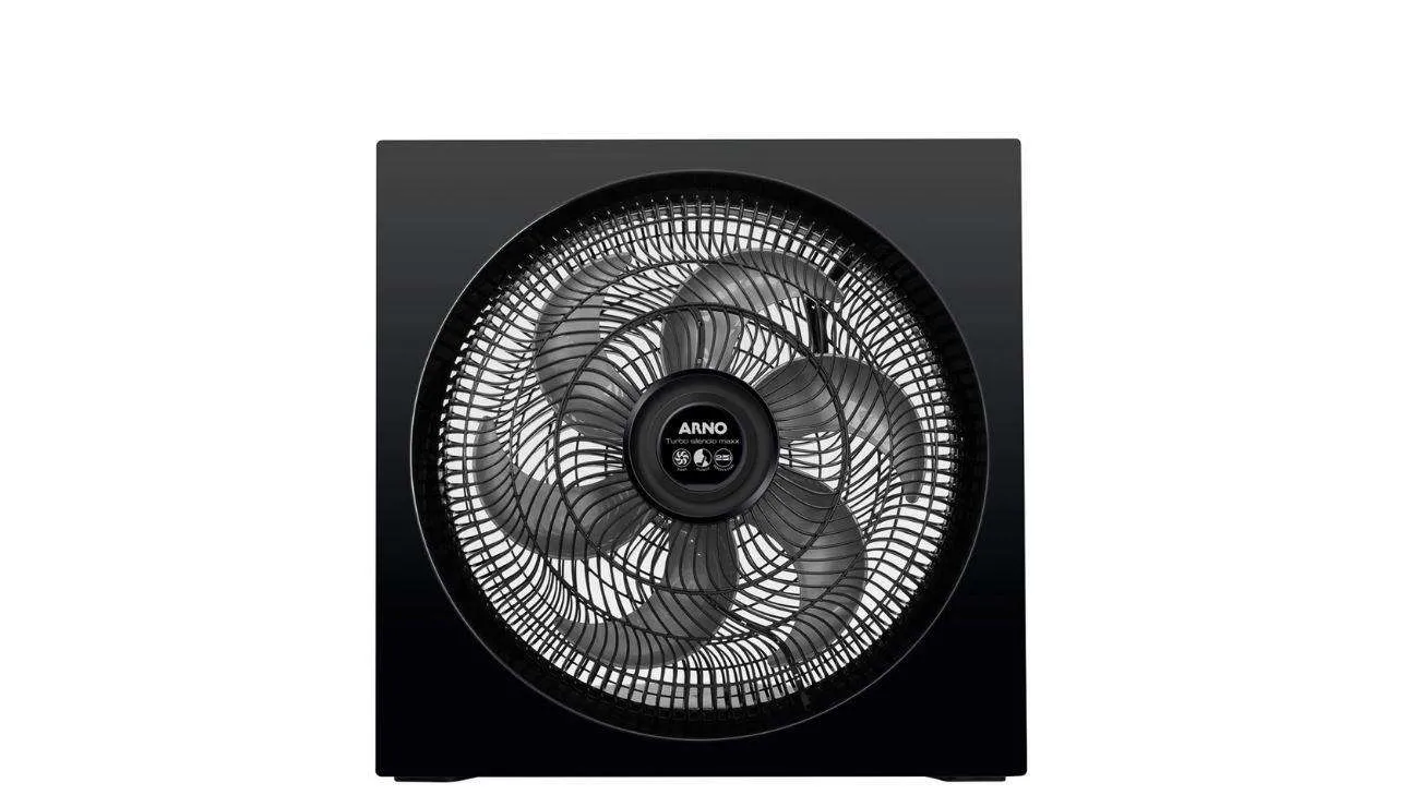 Hélice Original para Circulador Arno Turbo Silencio 40cm CC96 / CC97 6 Pás Cinza com Trava - Imagem 3